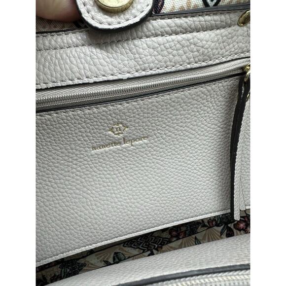 NANETTE LAPORE Light Gray Bowed Shoulder Bag Double Handeled Purse - Picture 9 of 12